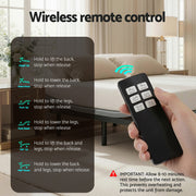 Artiss Adjustable Bed Frame King Size Electric Bed Base Wireless Remote Control Zero Gravity Power Bed Foundation
