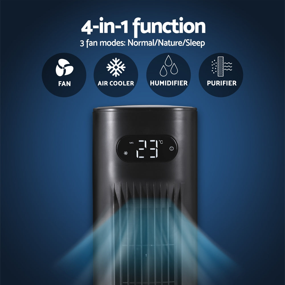 Devanti 7L Evaporative Air Cooler Conditioner EAC-C-RC-01L-BK