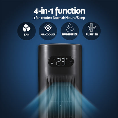 Devanti 7L Evaporative Air Cooler Conditioner EAC-C-RC-01L-BK