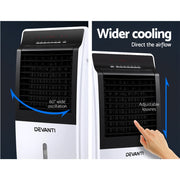 Devanti Evaporative Air Cooler Fan Conditioner 8L EAC-C-RC-11B-WH