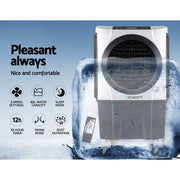 Devanti Evaporative Air Cooler Conditioner 60L EAC-E-050-RC-BL-WH