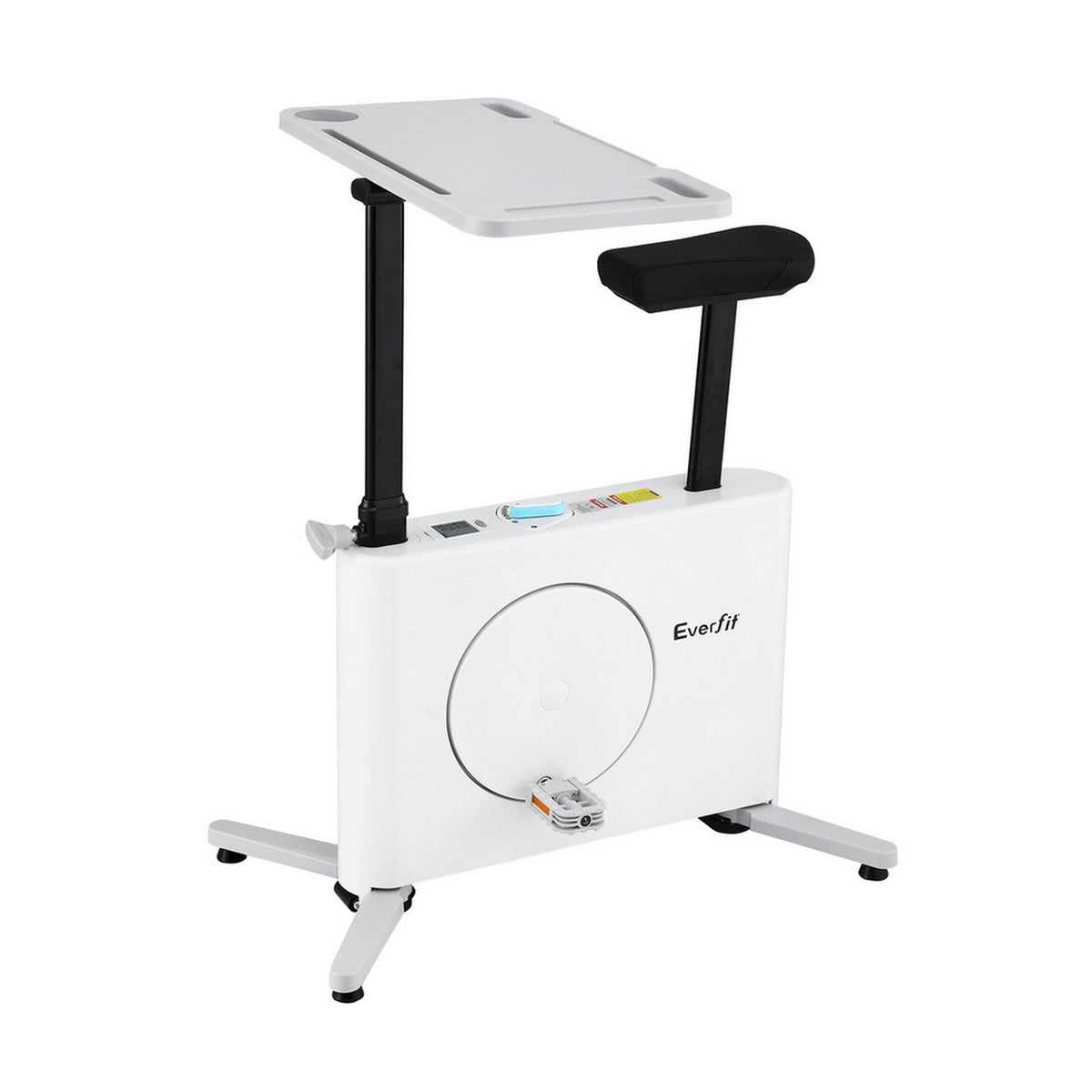 Everfit Exercise Bike Magnetic Desk Bike with Tabletop Fitness Home Workout Gym EB-B-DESK-BIKE-WH