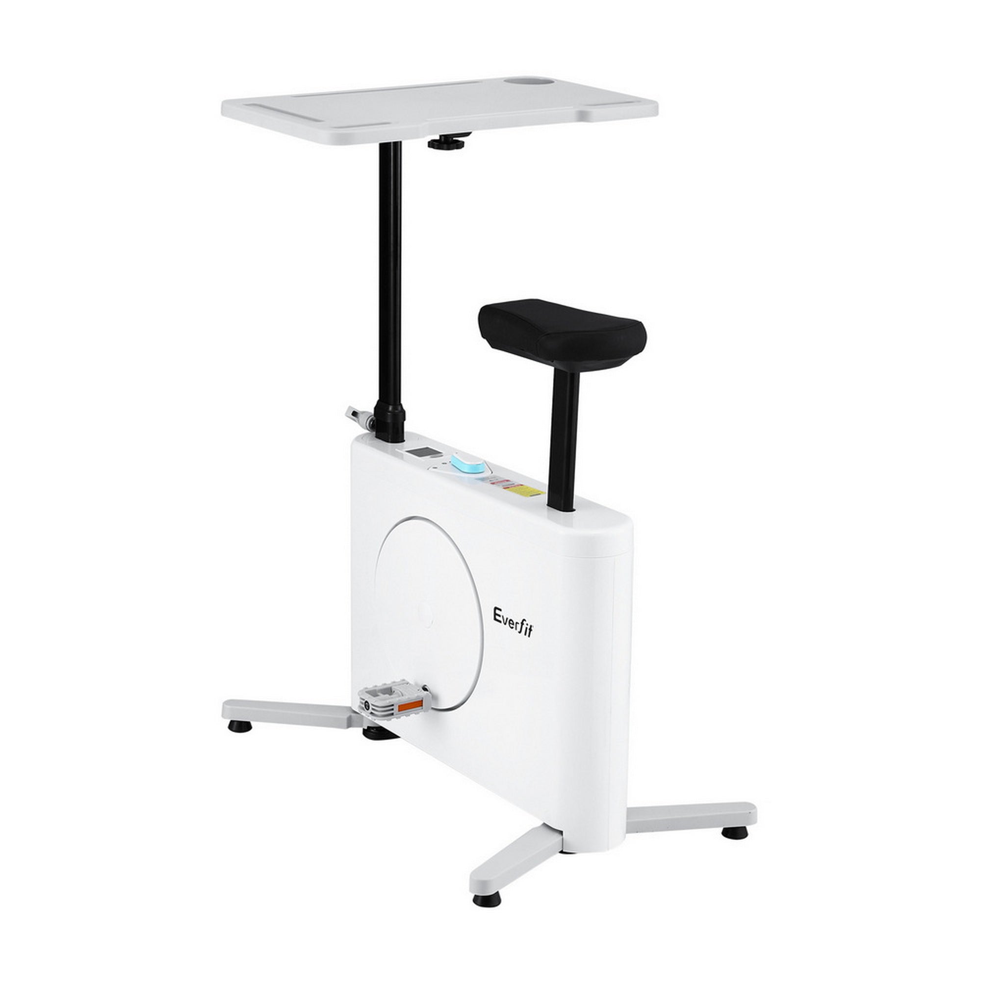 Everfit Exercise Bike Magnetic Desk Bike with Tabletop Fitness Home Workout Gym EB-B-DESK-BIKE-WH