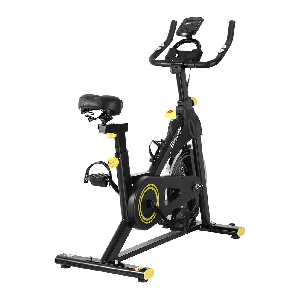 Everfit Spin Bike Exercise Bike Cardio Gym Bluetooth APP Connectable EB-B-SPIN-04-BK
