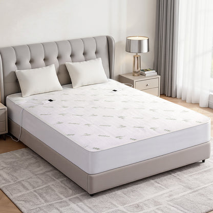 Giselle Electric Blanket Bamboo Fabric Double Fitted Heated Pad Underlay Washable Winter EB-C-BAM-LCD-D