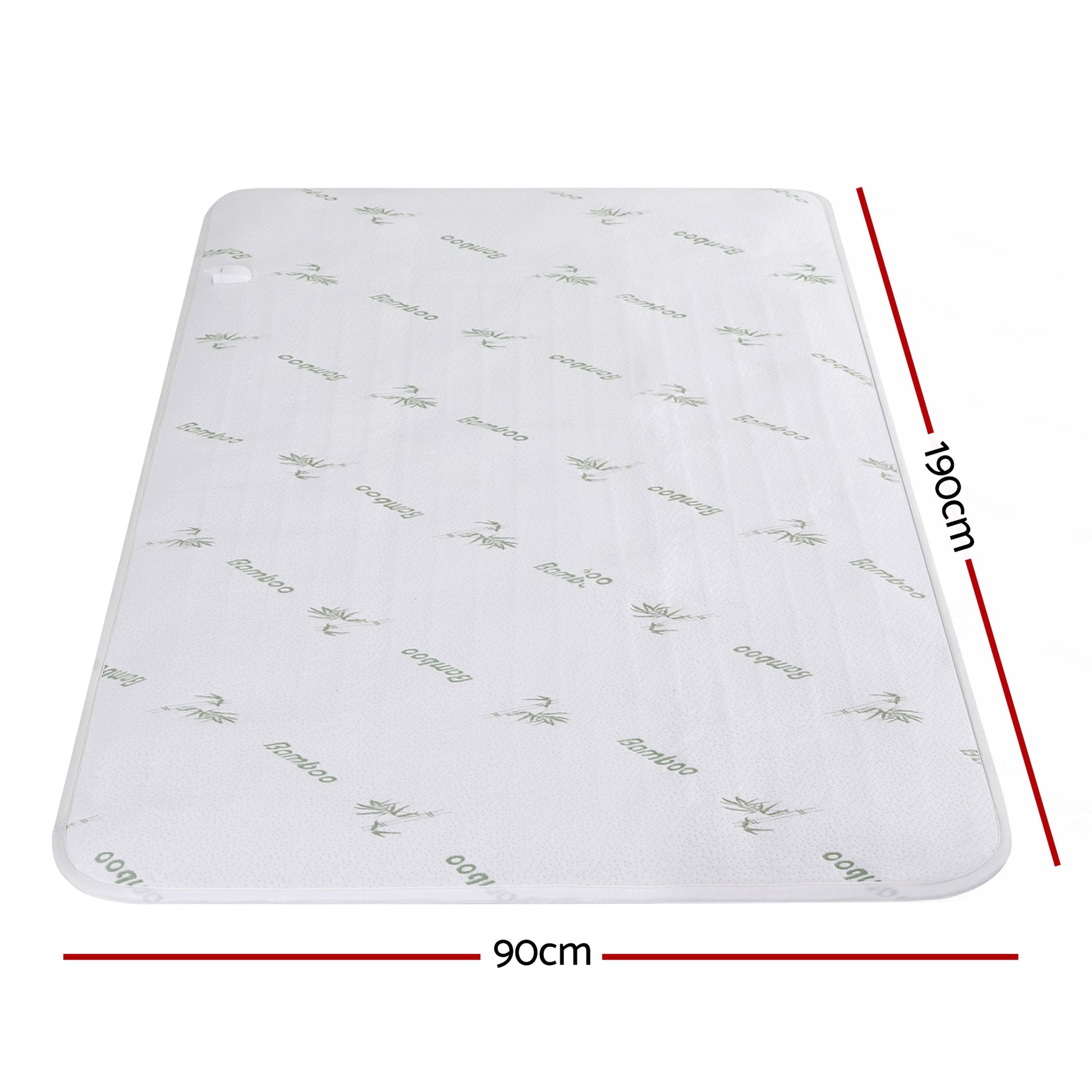 Giselle Electric Blanket Bamboo Fabric Single Fitted Heated Pad Underlay Washable Winter EB-C-BAM-LCD-S