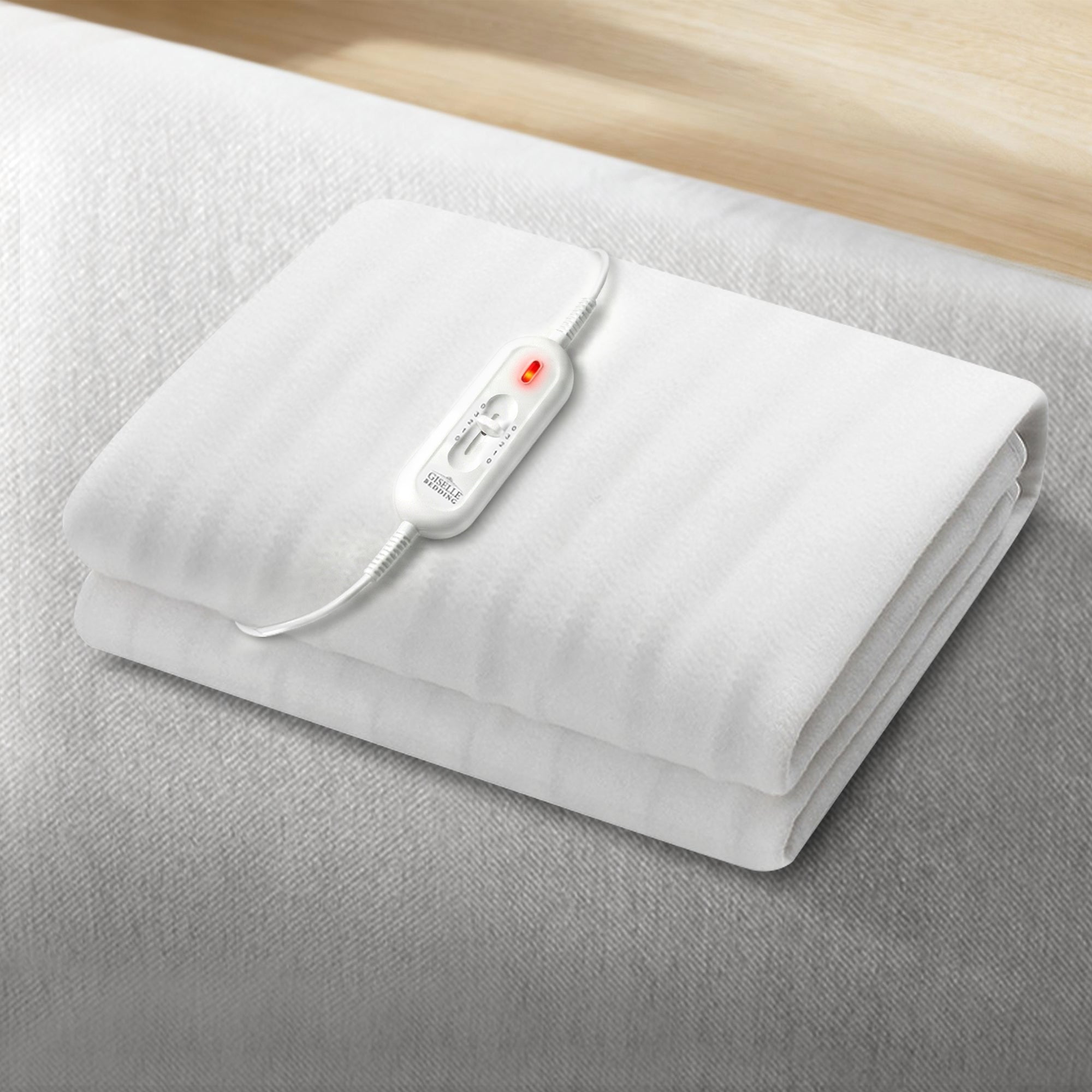 Giselle Electric Blanket King Single Heated Fully Fitted Washable Pad Winter Warm EB-C-POLY-MC-KS