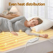 Giselle Electric Blanket King Single Heated Fully Fitted Washable Pad Winter Warm EB-C-POLY-MC-KS