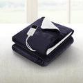 Giselle Electric Throw Rug Heated Blanket Fleece Charcoal EB-C-THROW-RUG-DS-CHR