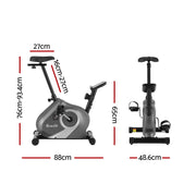 Everfit Under Desk Exercise Bike Magnetic Resistance Cardio workouts 120kg Capacity EB-F-DB-01-BK