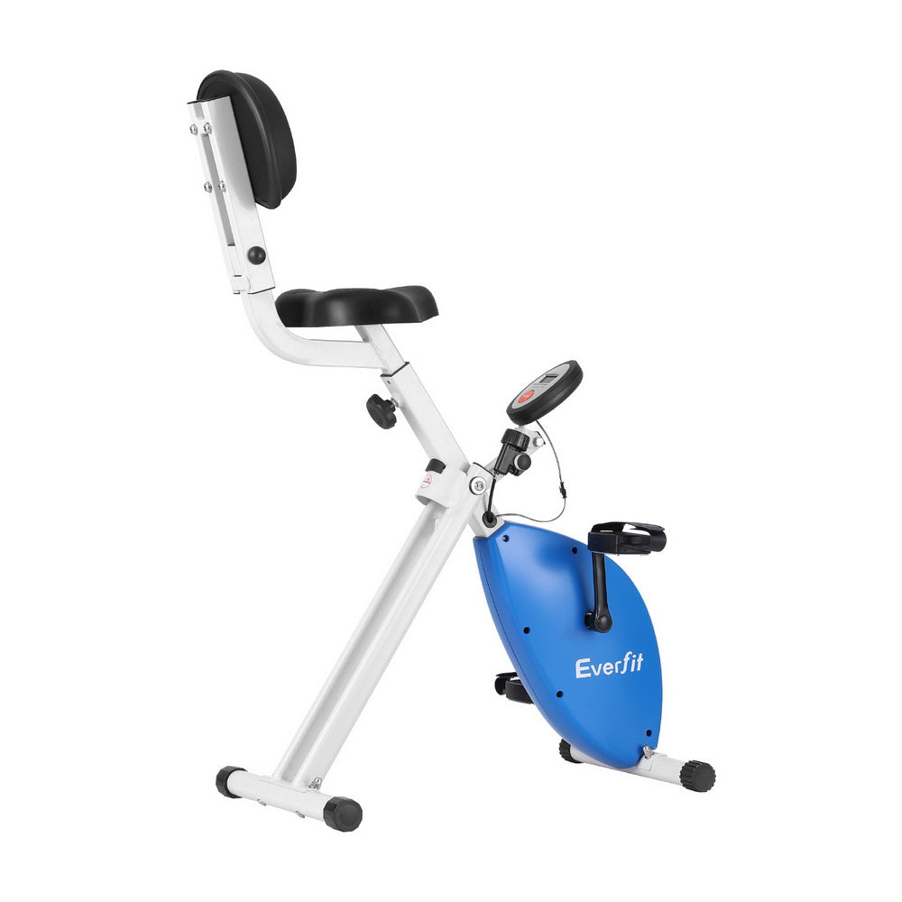 Everfit Under Desk Exercise Bike Magnetic Resistance X-bike Workouts 100kg Capacity EB-F-DB-02-BK