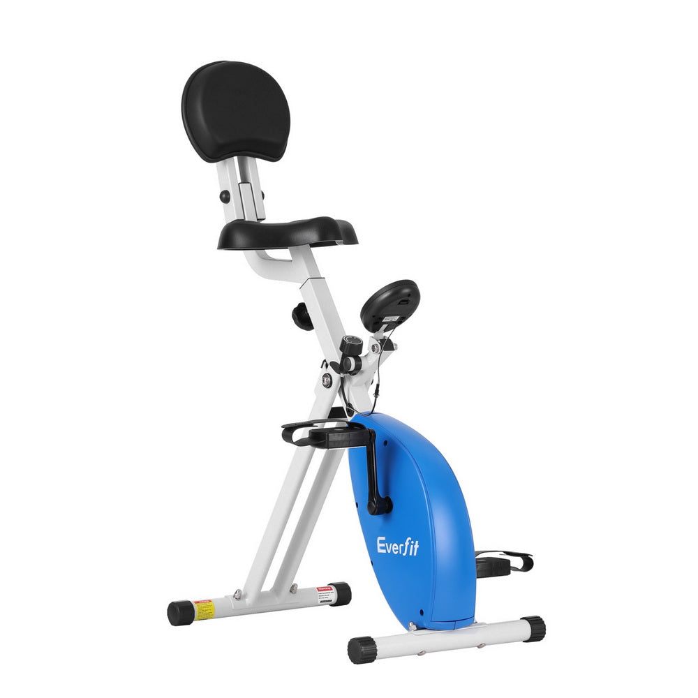 Everfit Under Desk Exercise Bike Magnetic Resistance X-bike Workouts 100kg Capacity EB-F-DB-02-BK