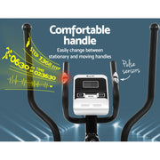 Everfit Exercise Bike Elliptical Cross Trainer Home Gym Fitness Machine 100kg EB-F-MB-03-BK