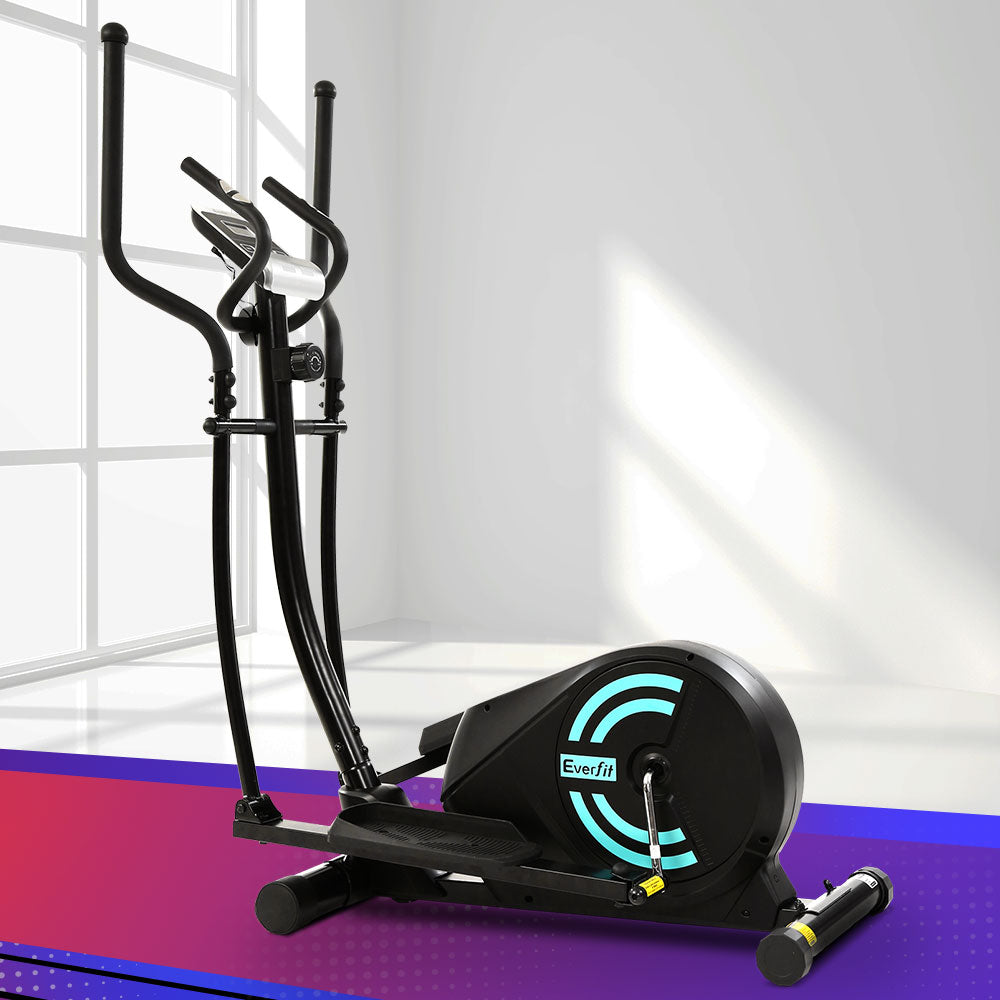 Everfit Exercise Bike Elliptical Cross Trainer Home Gym Fitness Machine 100kg EB-F-MB-03-BK
