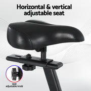 Everfit Air Bike Dual Action Exercise Bike Fitness Home Gym Cardio EB-H-AB-01-BK-AB