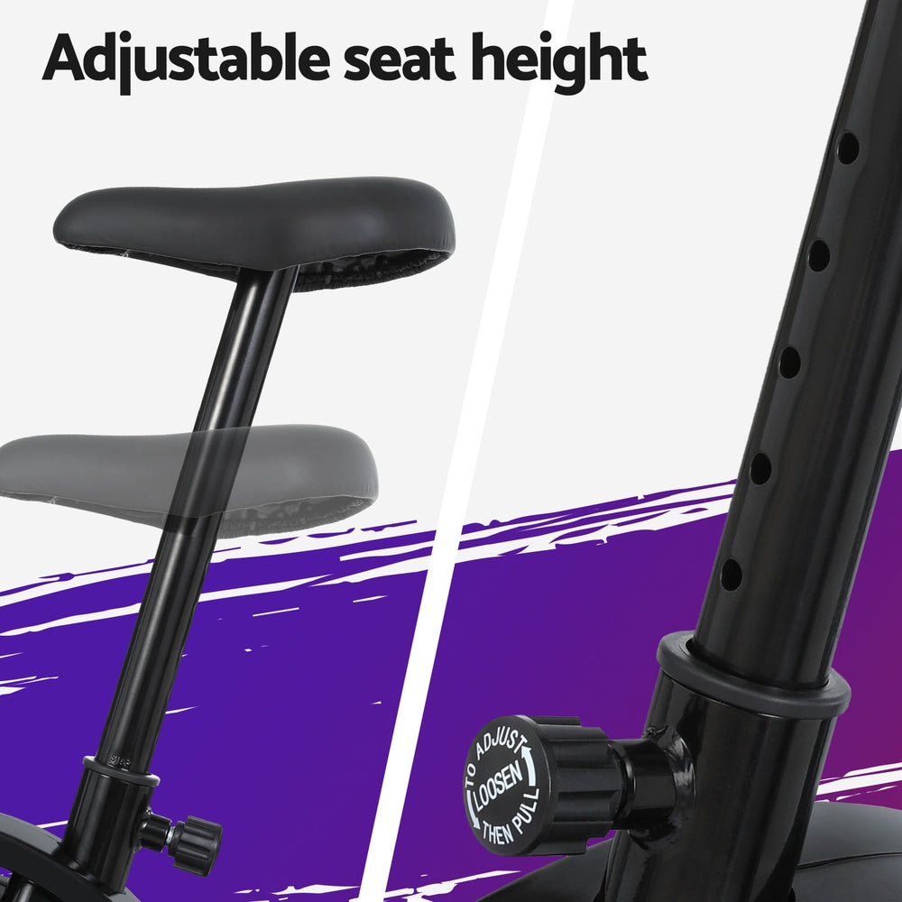 Everfit Magnetic Exercise Bike Upright Bike Fitness Home Gym Cardio EB-H-MB-01-GR
