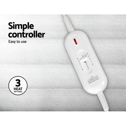 Giselle Bedding Double Size Electric Blanket Polyester EB-POLY-MC-D