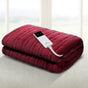 Giselle Electric Throw Rug Heated Blanket Fleece Red EB-THROW-RUG-BGD