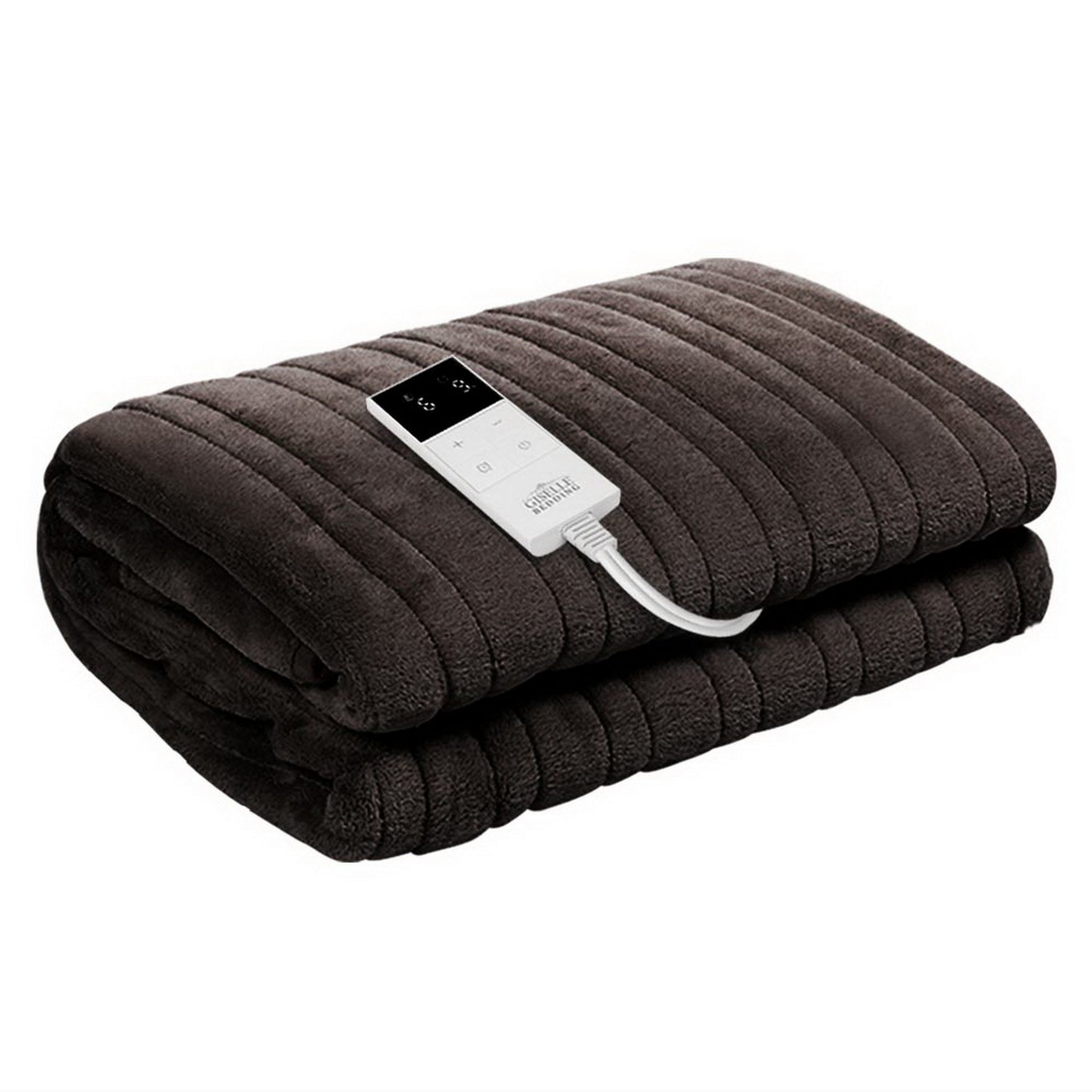 Giselle Bedding Electric Throw Blanket - Chocolate EB-THROW-RUG-CBR