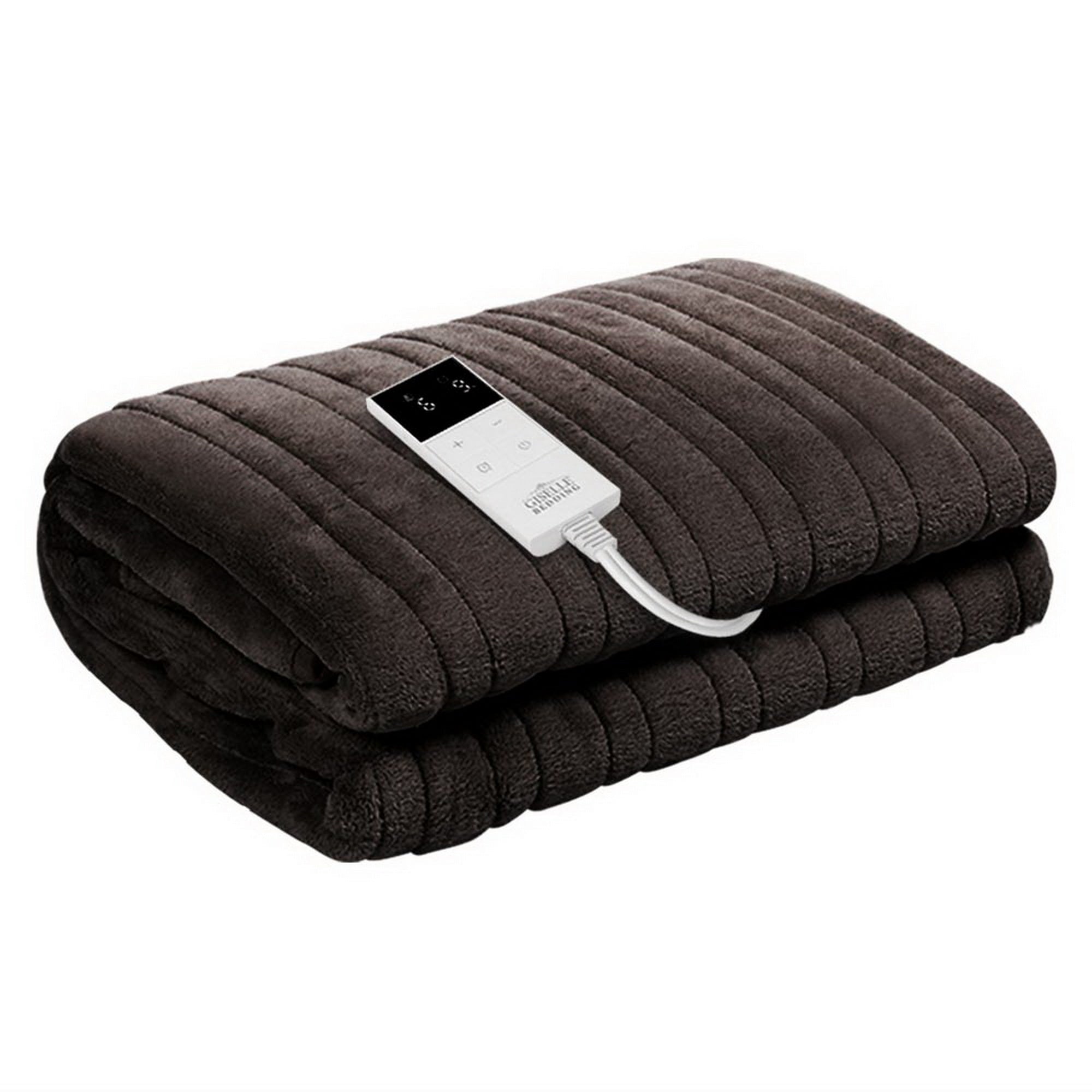 Giselle Bedding Electric Throw Blanket - Chocolate EB-THROW-RUG-CBR