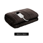 Giselle Bedding Electric Throw Blanket - Chocolate EB-THROW-RUG-CBR