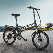 Phoenix 20 Inch Electric Bike Folding Urban Bicycle eBike Removable Battery EBIKE-20FD-201-BK