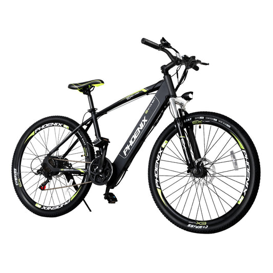 Phoenix 27.5 Inch Electric Bike Mountain Bicycle eBike Built-in Battery EBIKE-275IN-X7-BK