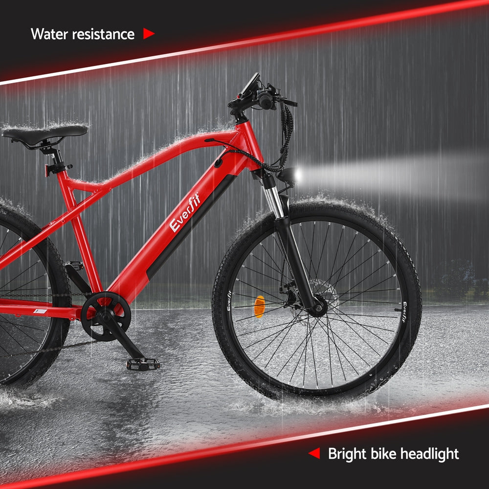 Everfit 26 Inch Electric Bike Mountain Bicycle eBike Built-in Battery 250W EBIKE-C-26IN-ALU-RD