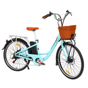 Phoenix 26 Inch Electric Bike Urban Bicycle eBike Removable Battery Blue EBIKE-CITY-26-BL-BAS