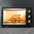 Devanti 30L Convection Oven Electric Fryer Ovens 1600W ECO-B-NHP-30L-BK