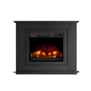 Devanti Electric Fireplace Fire Heater 2000W Black EFL-B-2000-FRAME-BK