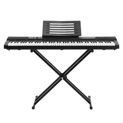 Alpha 88 Keys Electronic Piano Keyboard Digital Electric w/ Stand Sustain Pedal EK-DP-881-BK-X