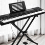 Alpha 88 Keys Electronic Piano Keyboard Digital Electric w/ Stand Sustain Pedal EK-DP-881-BK-X