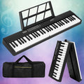 Alpha 61 Keys Foldable Electronic Piano Keyboard Digital Electric w/ Carry Bag EK-FOLD-666-BK