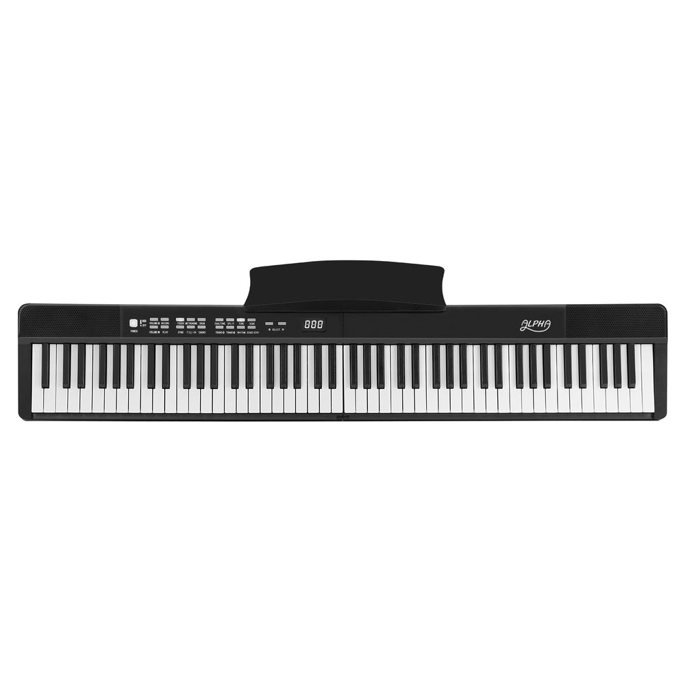 Alpha 88 Keys Foldable Electronic Piano Keyboard Digital Electric w/ Carry Bag EK-FOLD-81-BK