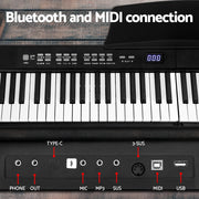 Alpha 88 Keys Foldable Electronic Piano Keyboard Digital Electric w/ Carry Bag EK-FOLD-81-BK