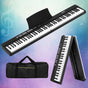 Alpha 88 Keys Foldable Electronic Piano Keyboard Digital Electric w/ Carry Bag EK-FOLD-81-BK