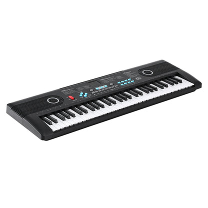 Alpha 61-Key Digital Piano Keyboard Electric Kids Gift Black EK-JD61-BK