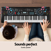 Alpha 61-Key Digital Piano Keyboard Electric Kids Gift Black EK-JD61-BK