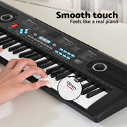 Alpha 61-Key Digital Piano Keyboard Electric Kids Gift Black EK-JD61-BK