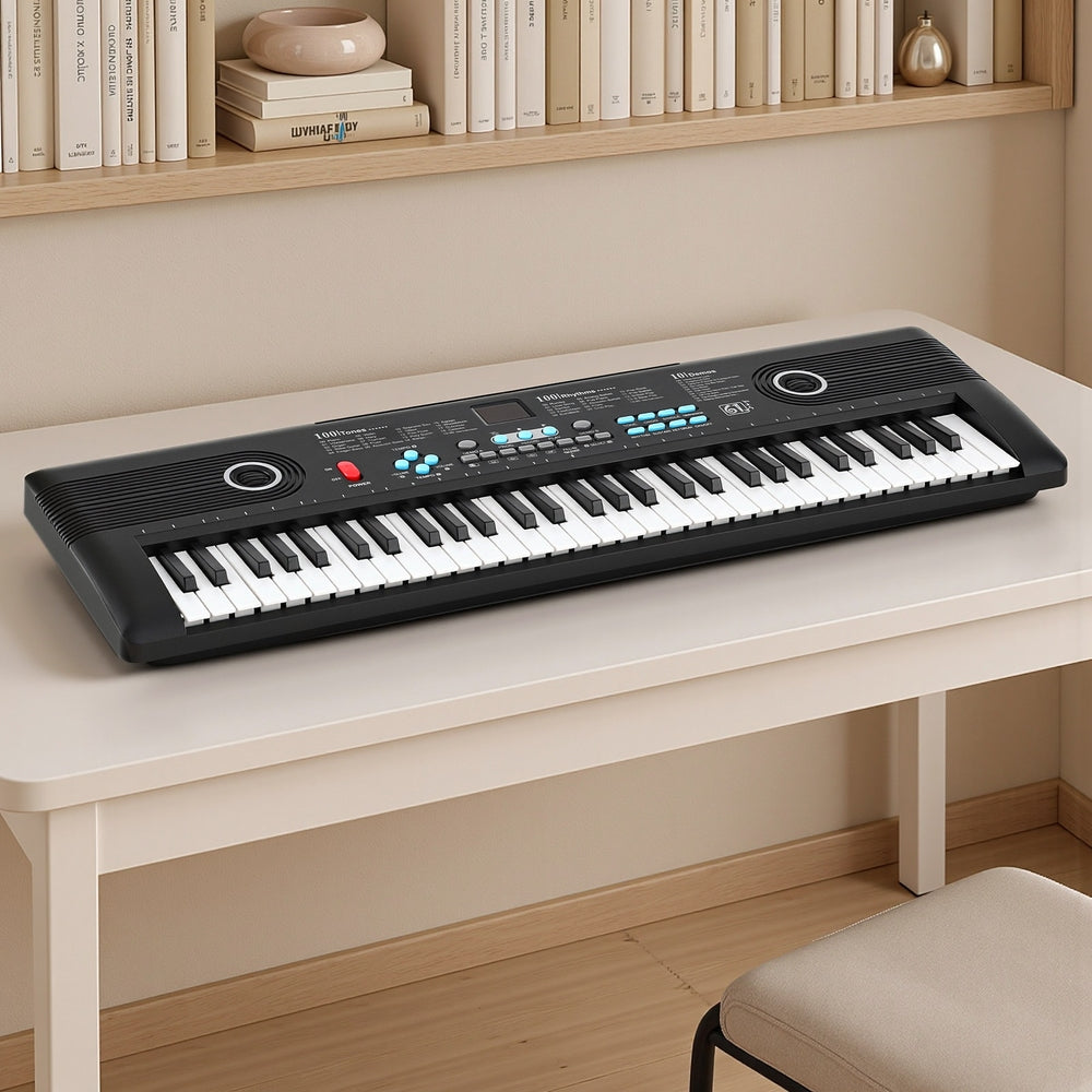 Alpha 61-Key Digital Piano Keyboard Electric Kids Gift Black EK-JD61-BK