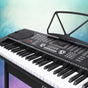 Alpha 61 Keys Electronic Piano Keyboard Digital Electric w/ Stand Beginner Black EK-JK-60-BK-H
