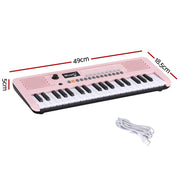 Alpha 37-Key Digital Piano Keyboard for Kids Beginners Electronic Keyboard Piano Gift Pink EK-M37-PK