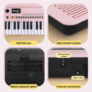 Alpha 37-Key Digital Piano Keyboard for Kids Beginners Electronic Keyboard Piano Gift Pink EK-M37-PK