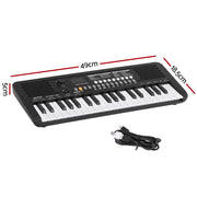 Alpha 37-Key Digital Piano Keyboard Electric Black EK-M37-T-BK