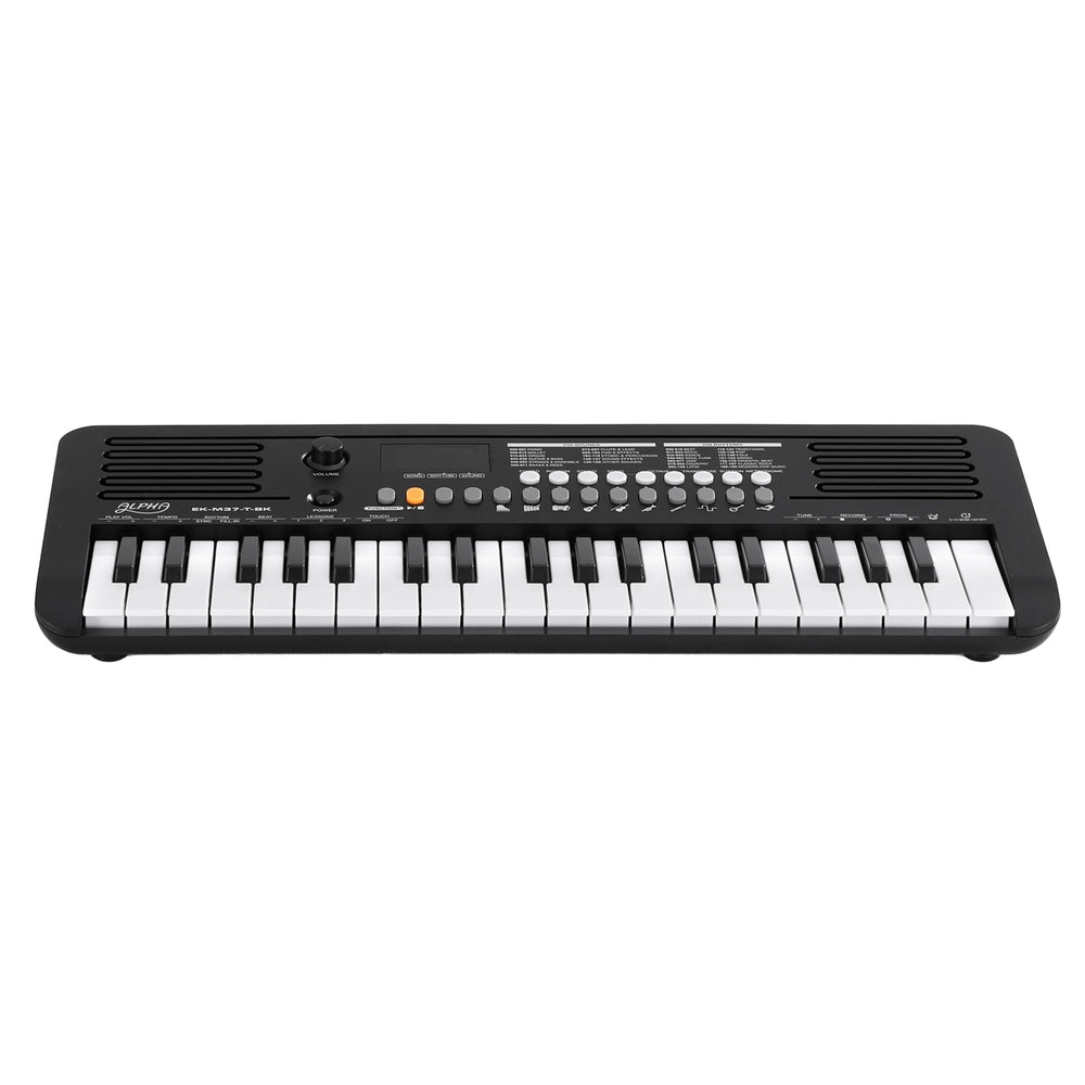 Alpha 37-Key Digital Piano Keyboard Electric Black EK-M37-T-BK