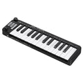 Alpha 25-Key MIDI Keyboard Controller Portable USB Laptop Black EK-MID25-BK