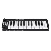 Alpha 25-Key MIDI Keyboard Controller Portable USB Laptop Black EK-MID25-BK