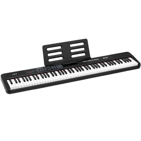 Alpha Piano Keyboard 88 Keys Electric Electronic Keyboard Piano Gift Black EK-S88-BT-BK