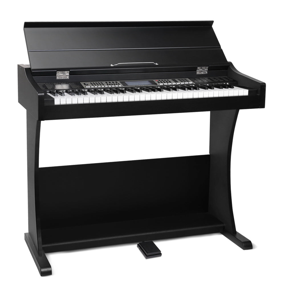 Alpha 61 Keys Electronic Piano Keyboard Digital Electric Classical Music Stand EK-WK-99-BK